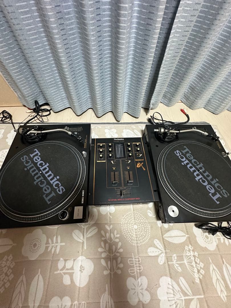 Technics SL-1200MK6 ターンテーブルミキサーセット - メルカリ