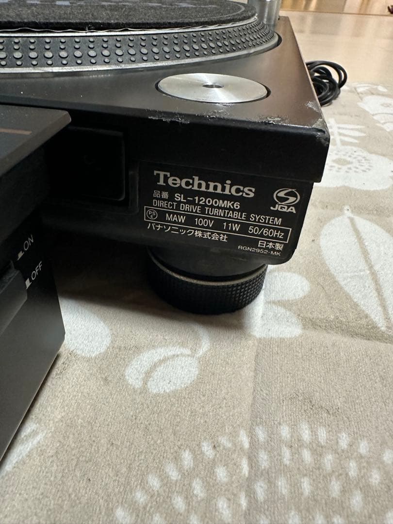 Technics SL-1200MK6 ターンテーブルミキサーセット - メルカリ