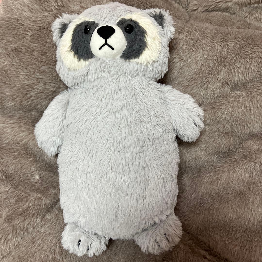 ニトリ Nウォームヌイグルミ アライグマ Q S あったかぬいぐるみ