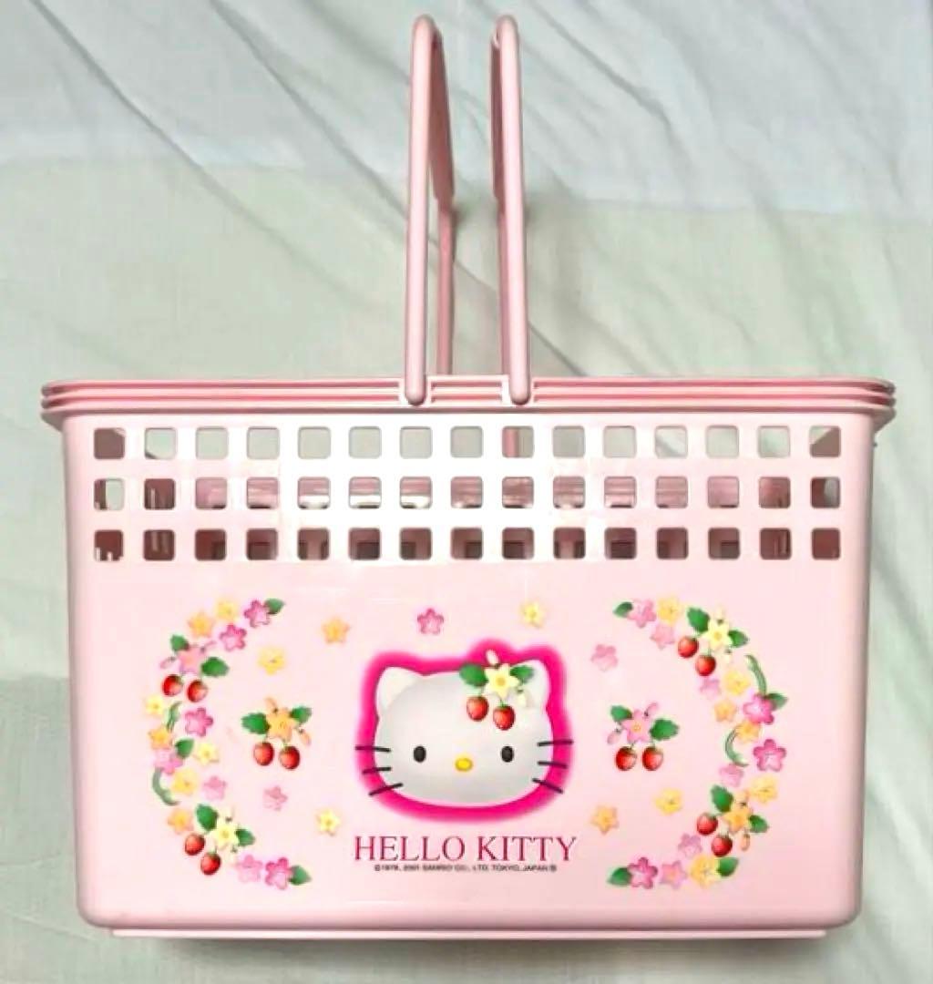 激レア】希少◇平成レトロ キティちゃん 野いちご かごケース