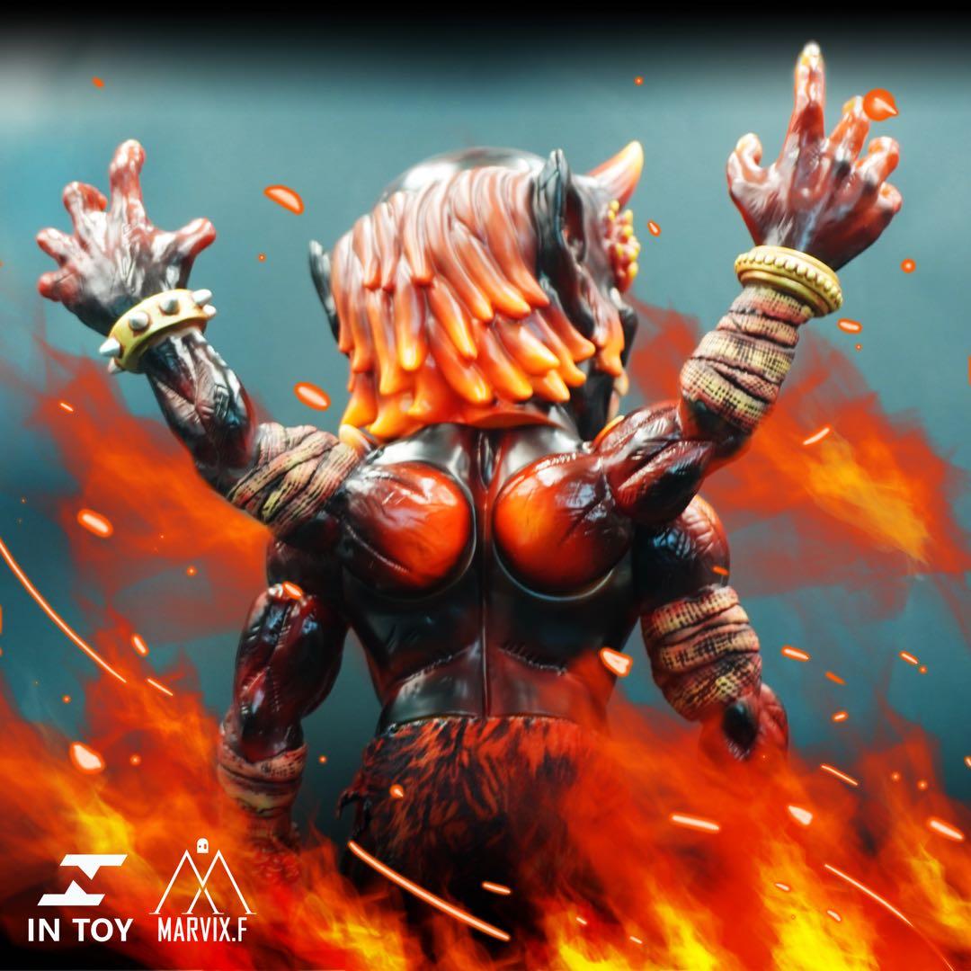 鬼入道 三期色 煉獄エディション デビル 怪獣 可動 ソフビ フィギュア