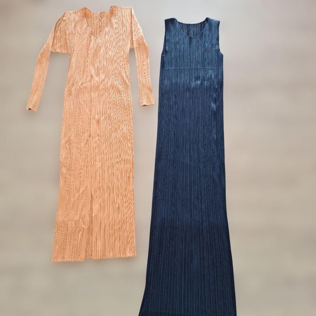 PLEATS PLEASE オレンジロングカーディガンと黒ワンピース PLEATS PLEASE ISSEY MIYAKE – Page 4 – isseymiyake.com