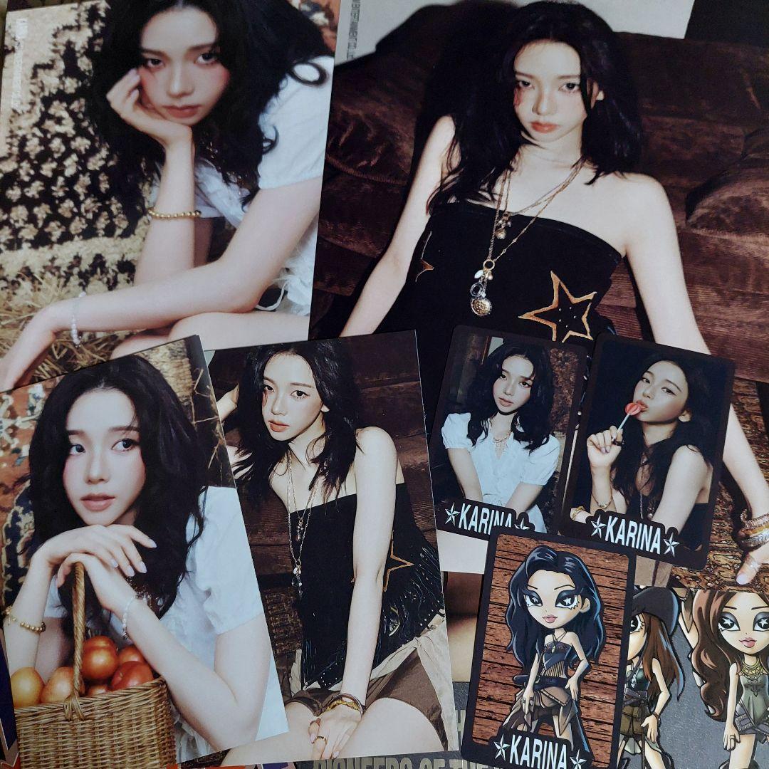 aespa Karina シーグリ セット トレカ ポスター - メルカリ