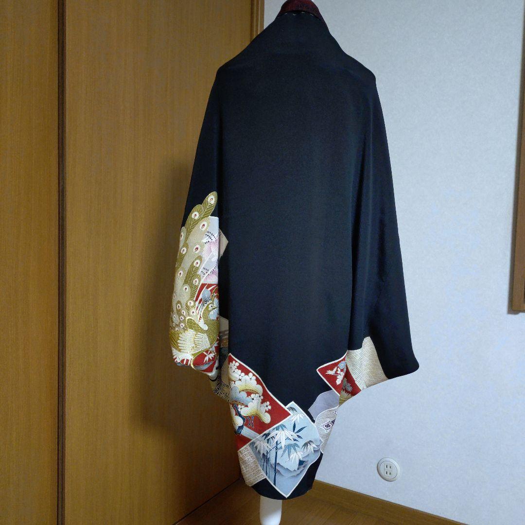 モ*ミ様 【着物リメイク】大判モモンガコート リバーシブル 3way 和洋