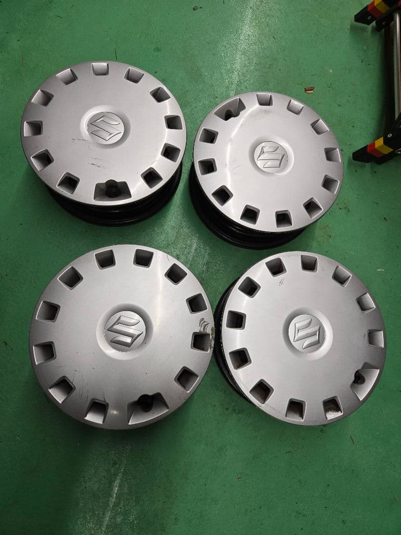 12インチ スチールホイール 4個セット スズキ SUZUKI 純正 エブリイ 激安 4本セット】スズキ エブリイ 純正 スチール 鉄ホイール 鉄チン