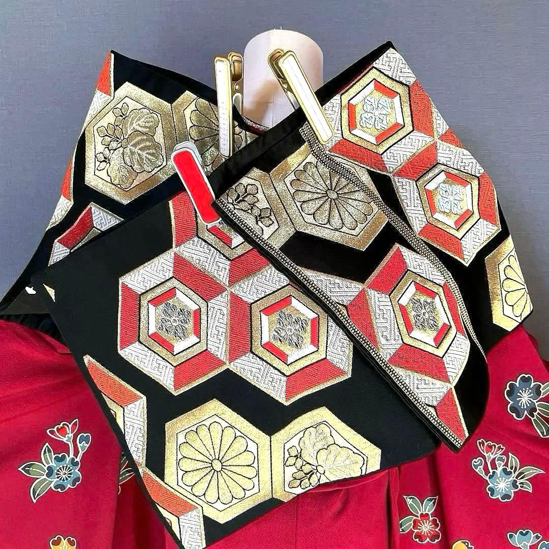 振袖フルセット 高身長 紅型 手描き友禅 成人式振袖 振袖 裄丈71 赤