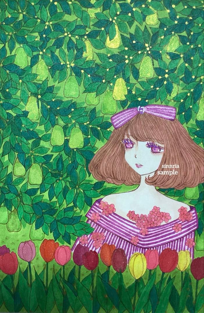 手描きイラスト オリジナルイラスト 1枚 - メルカリ