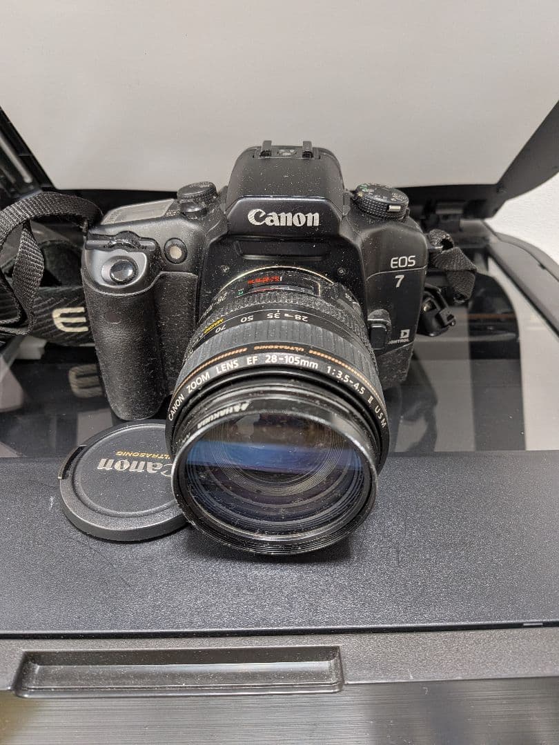 ジャンクCanon EOS 7 フィルムカメラ レンズ付き - メルカリ
