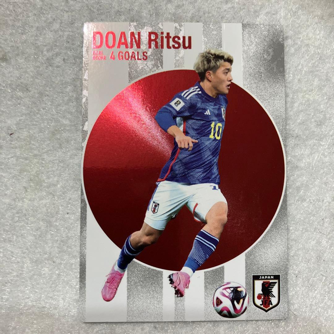 サッカー日本代表チップス カード 堂安律 - メルカリ