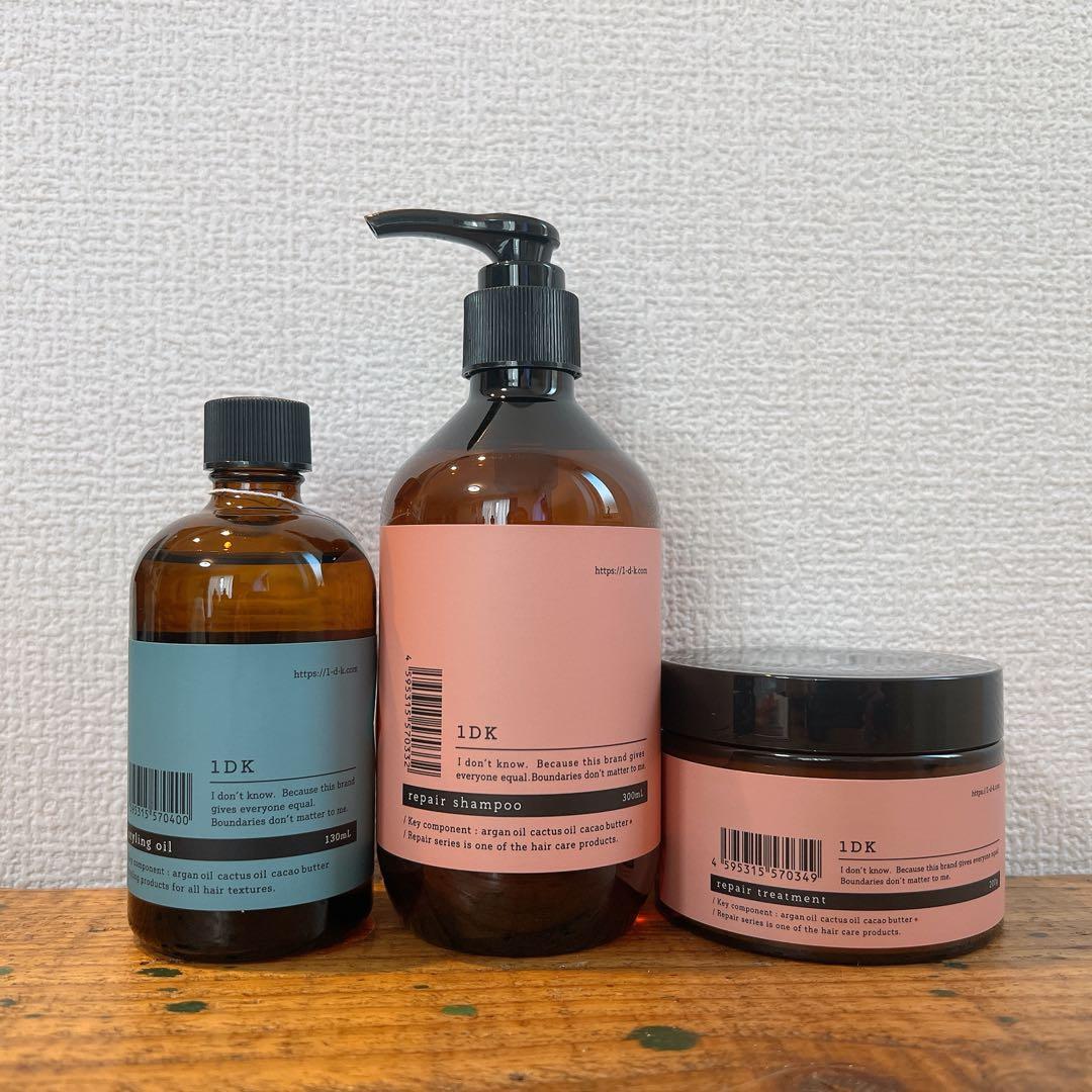 1DK スタイリングオイル　リペアシャンプー　トリートメント　新品　ヘアオイル 1DK repair oil