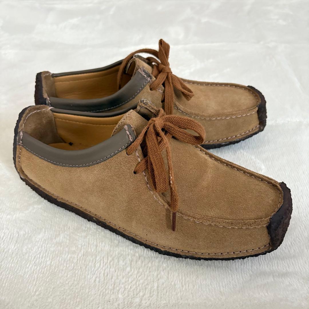 美品✨クラークス ナタリー オークウッド スエード ベージュ モカシン 24cm Natalie / メンズ ナタリー（オークウッドスエード） -Clarks