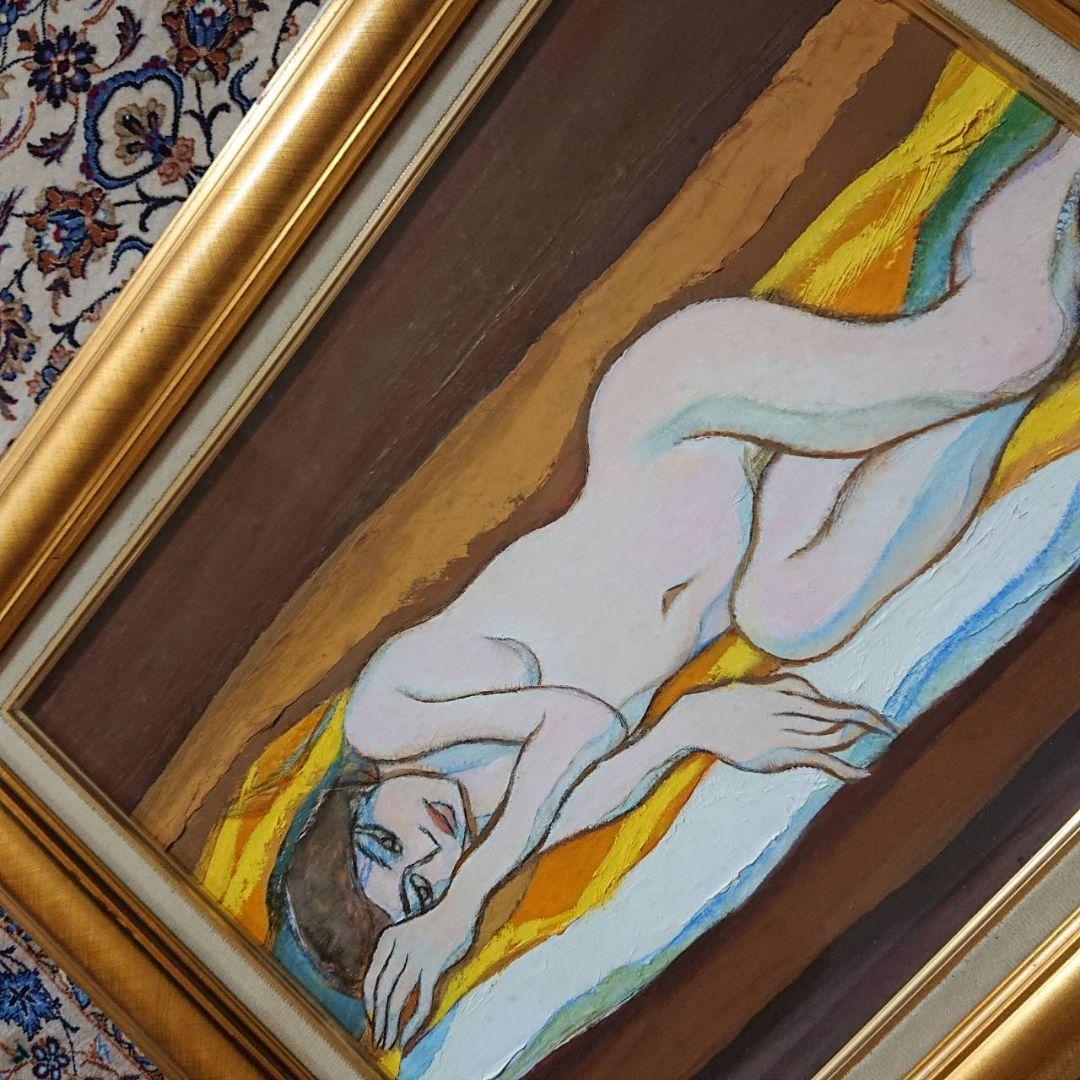 斎藤求　裸婦　絵画