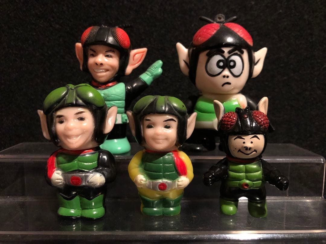 貴重 当時物 無版権 ソフビ 仮面ノリダー チビノリダー パチ物