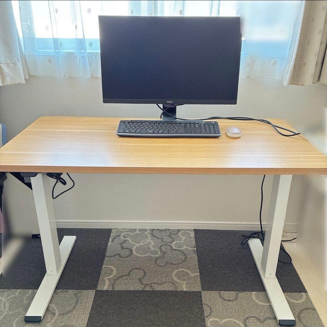 FlexiSpot 電動昇降式デスク　60×120 Amazon | FLEXISPOT 電動式スタンディングデスク(幅120×奥行60