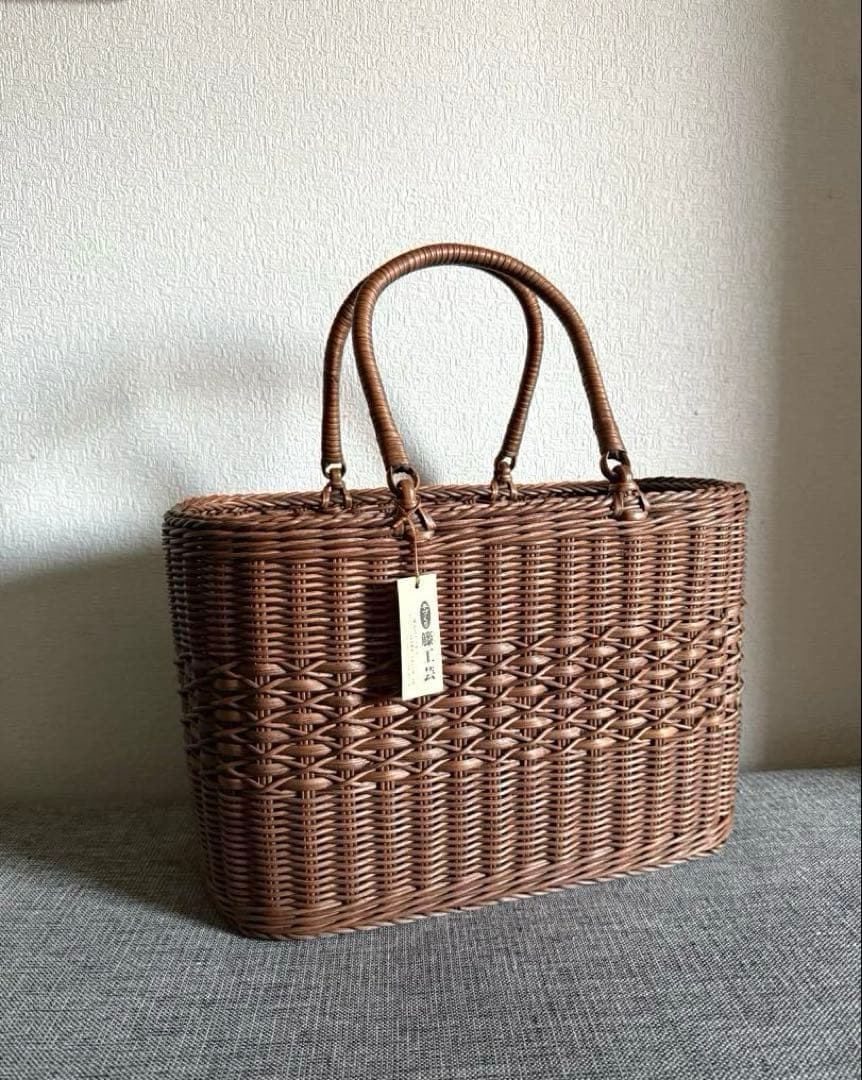 日本製 山形 籐工芸 かごバッグ 籠 バスケット tsuruya-004.jpg