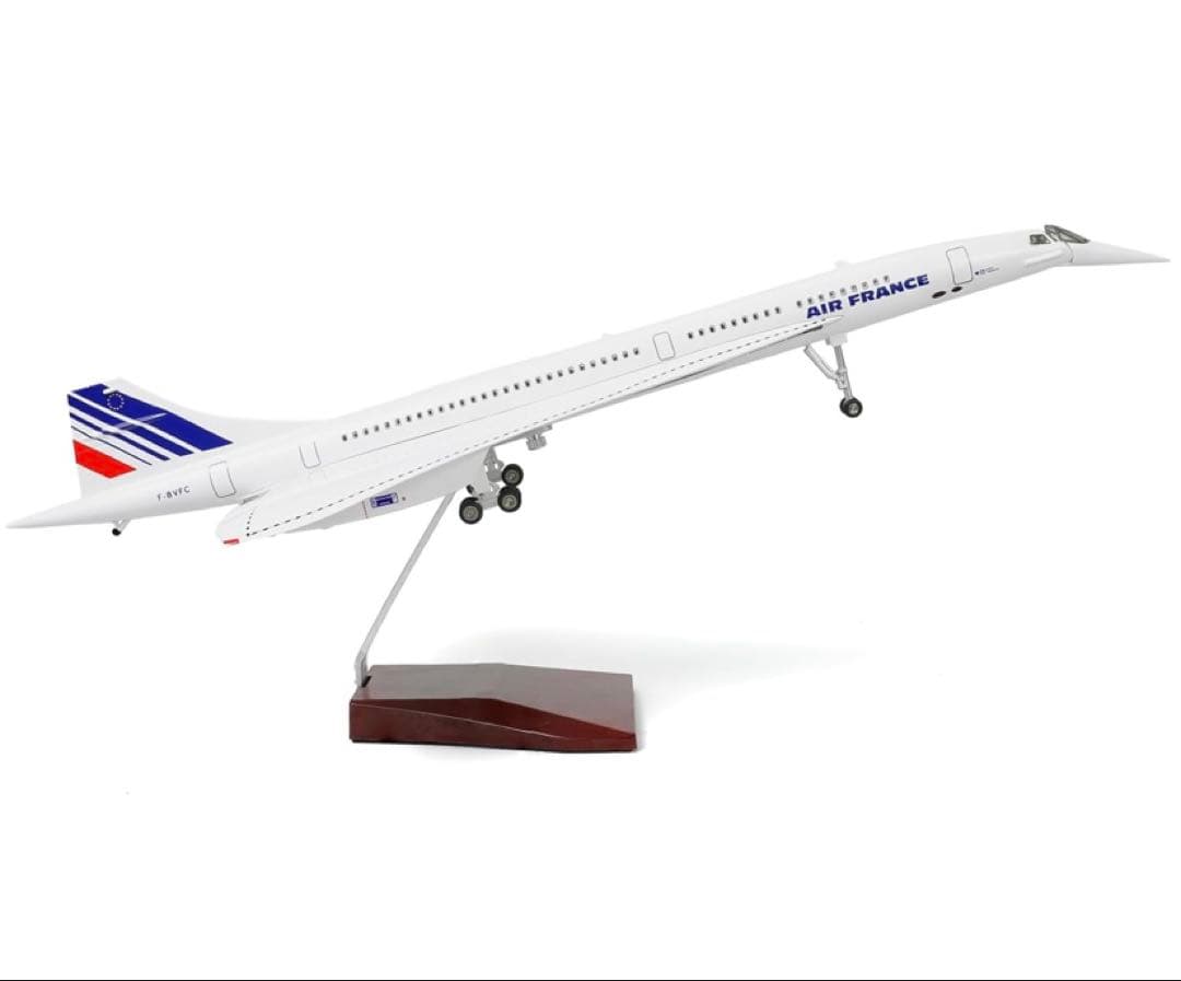 エールフランス　コンコルド ダイキャストレジン モデル　50cm 1/125 Amazon.co.jp: 1: 125 モデル コンコルド モデル エール フランス