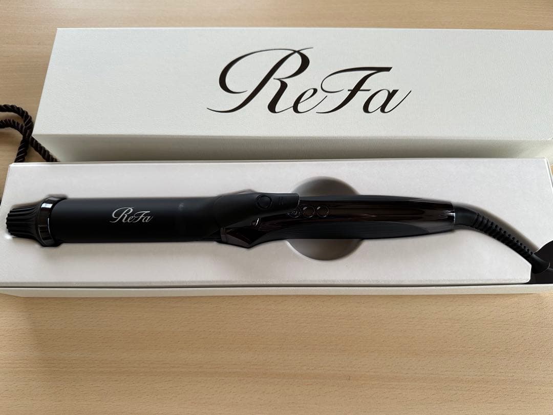 MTG購入★最新 リファ カールアイロンプロ★32mm ブラック ヘアアイロン rednails web channel / ♪リファ カールアイロン プロ 32mm ブラック