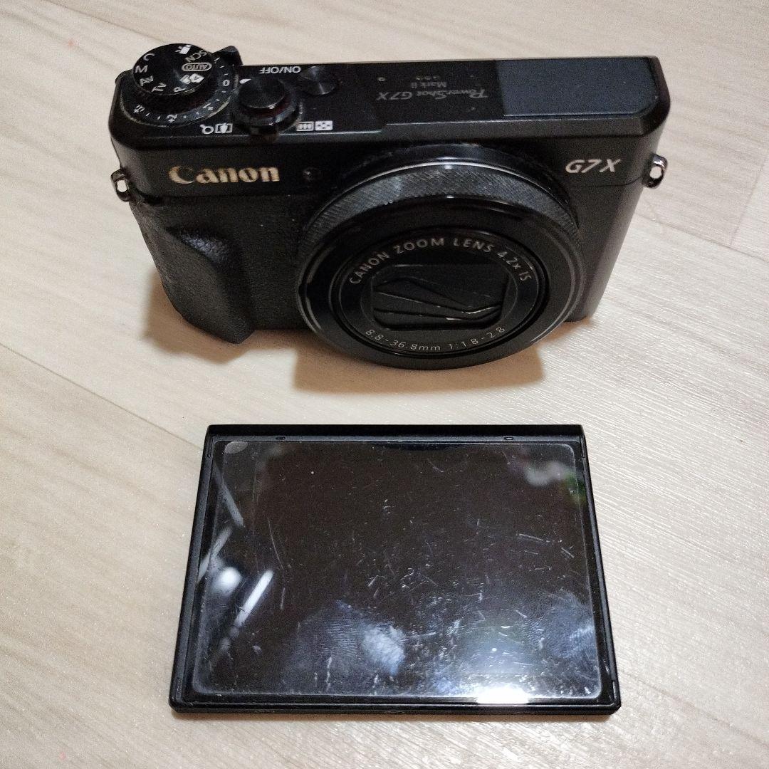 【ジャンク】Canon PowerShot G7 X Mark II（故障品） Amazon.com : Canon PowerShot G7 X Mark II (Black) (Renewed