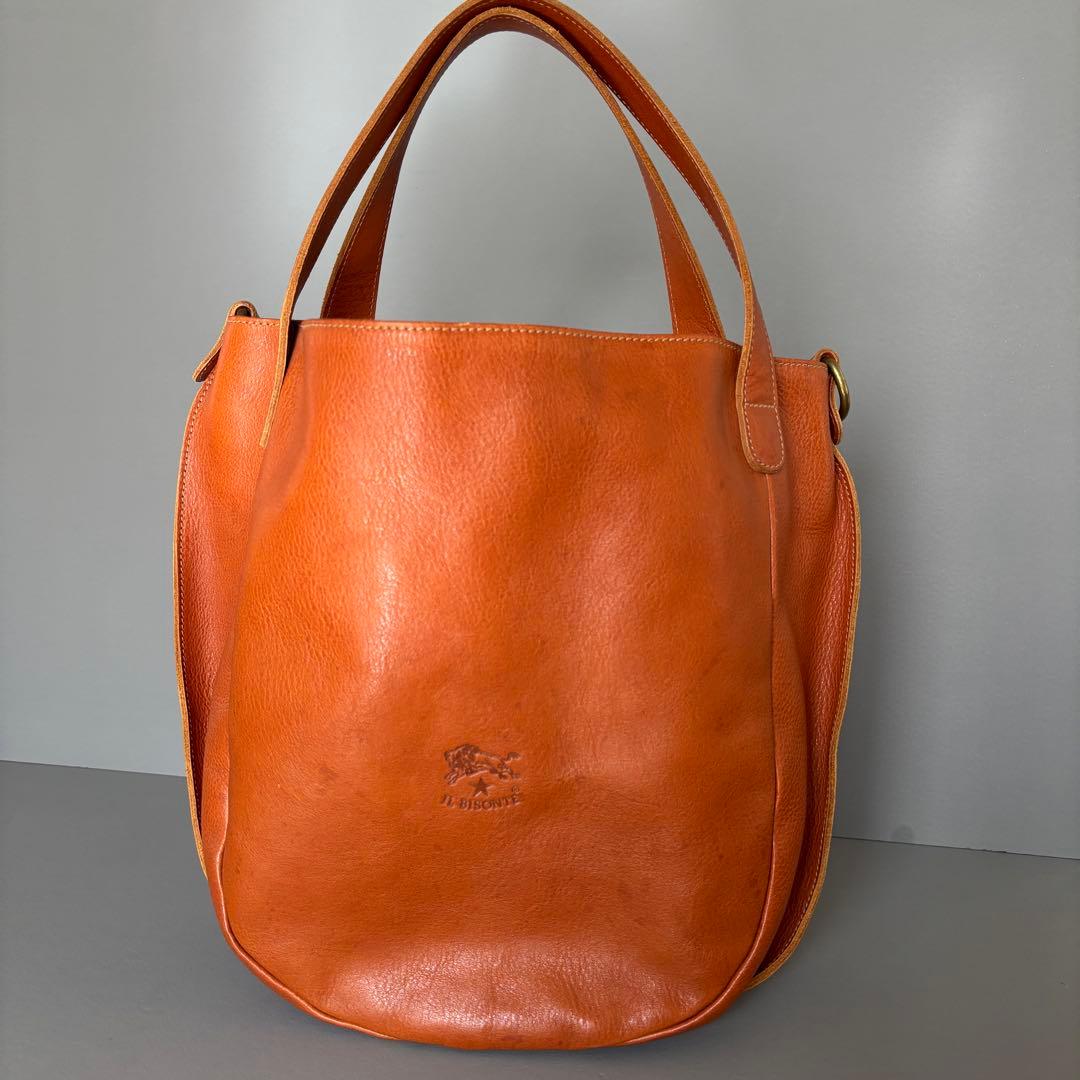 IL BISONTE イルビゾンテ　トートバッグ　革　レザー ◇【国内正規販売店】[54324-0-0114] IL BISONTE(イルビゾンテ) レザー