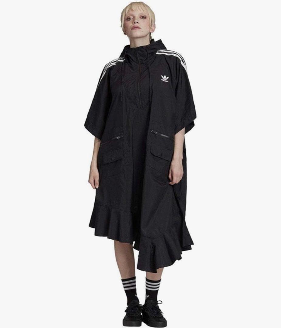 新品 adidas J KOOコラボフリルポンチョワンピース ワンピース - メルカリ