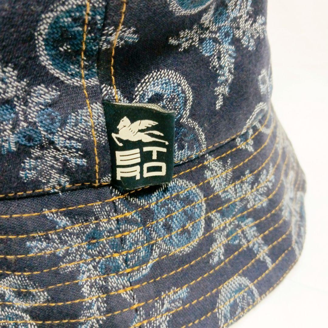 ETRO】エトロ デニムジャカード バケットハット