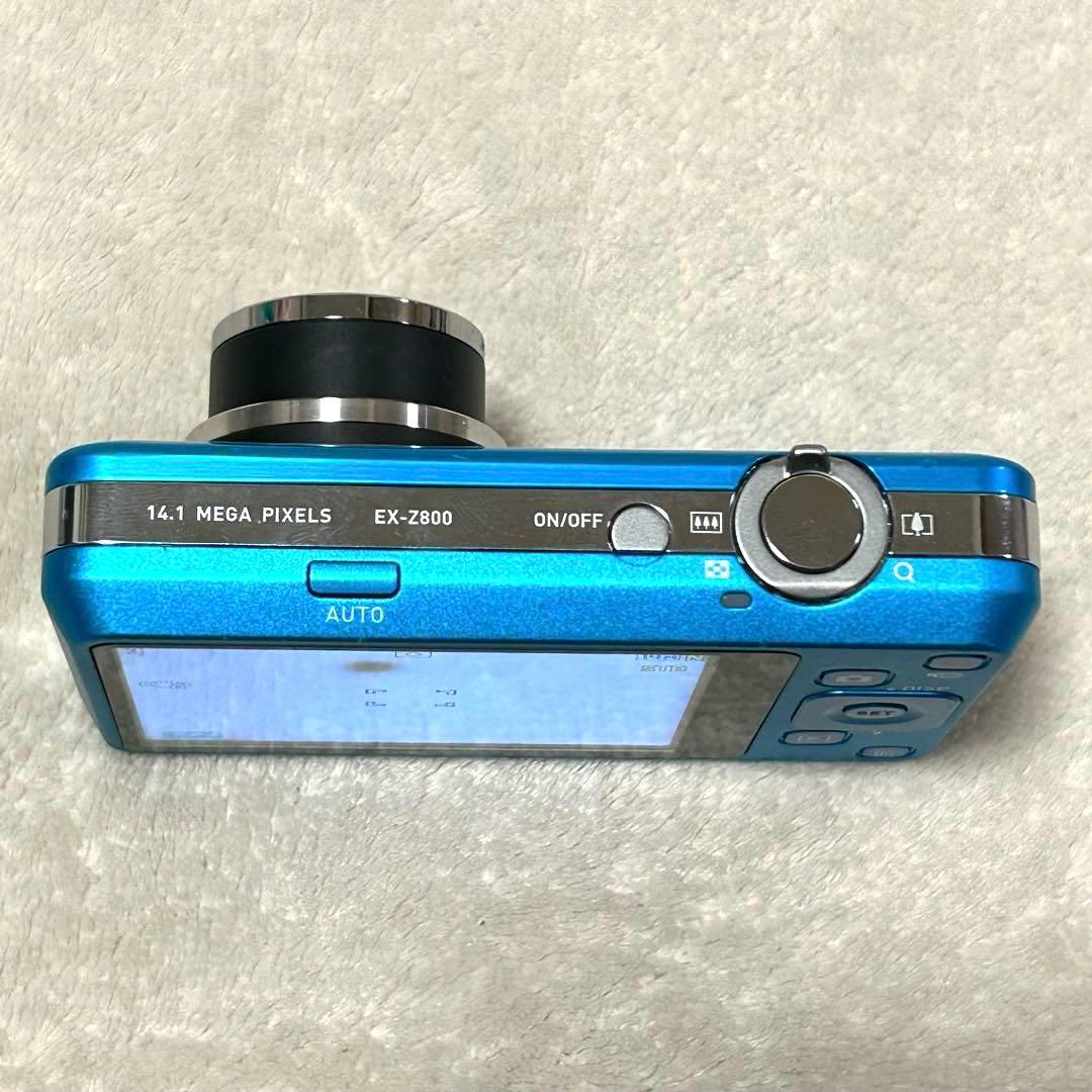 美品 動作確認済 CASIO EXILIM EX-Z800BE ハワイアンブルー - メルカリ