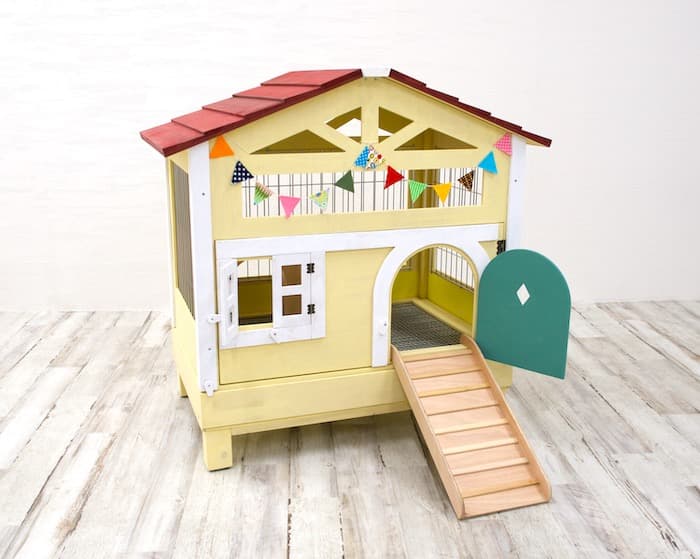 もちつき】壱番館 北欧デザインペットハウス うさぎ用ケージ 可愛い