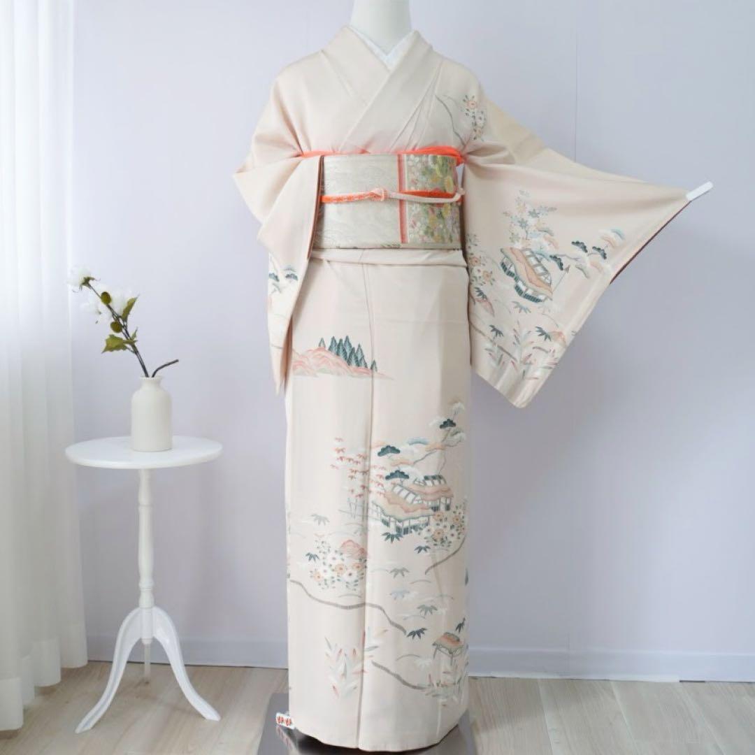 訪問着　4点フルセット 417七五三 お宮参り 卒業式　入学式　結婚式 訪問着フルセット4点 467七五三 お宮参り 卒業式 入学式 結婚式 - メルカリ