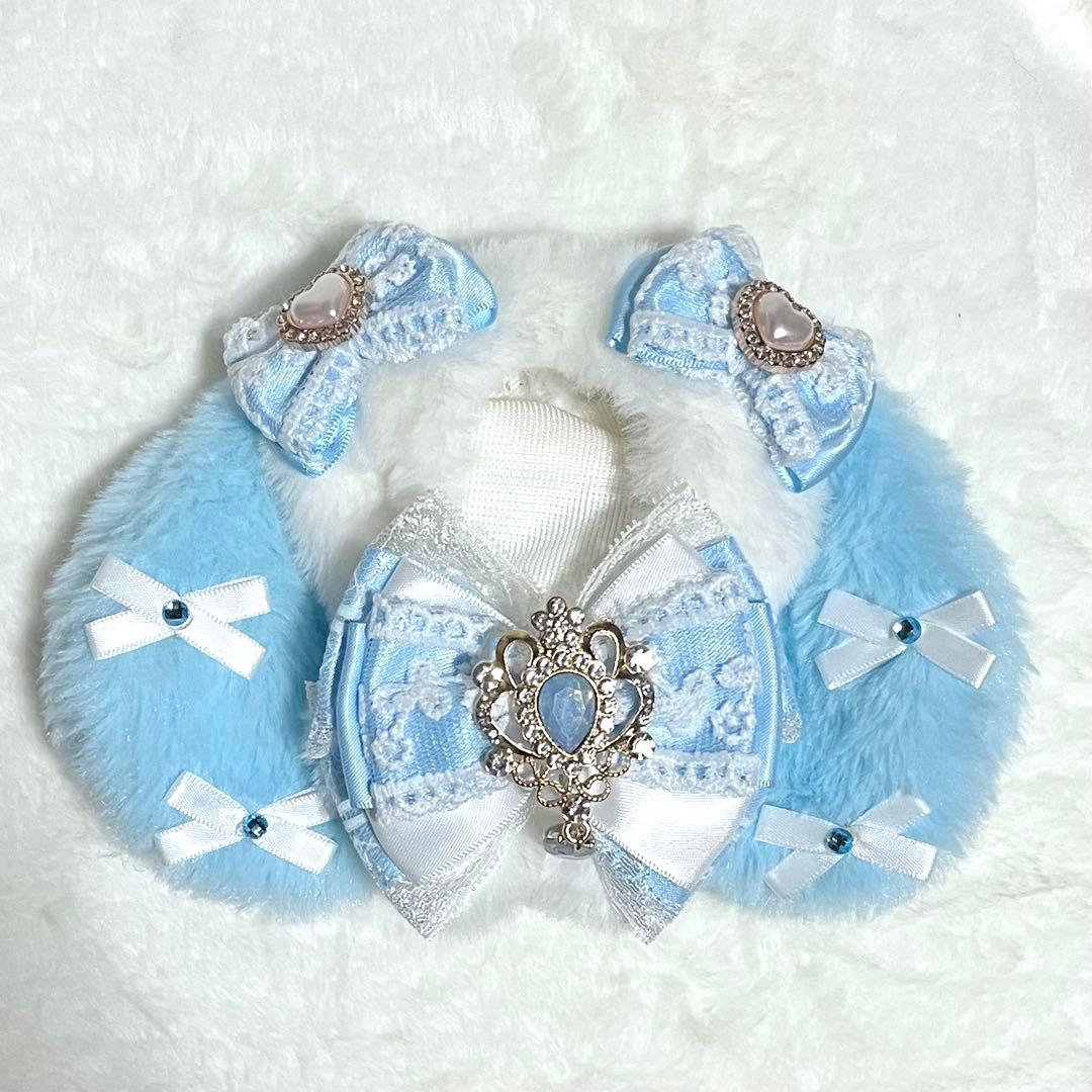 ぬい服 着ぐるみ にじぱぺっと10cm 11cm 垂れ耳 水色 - メルカリ