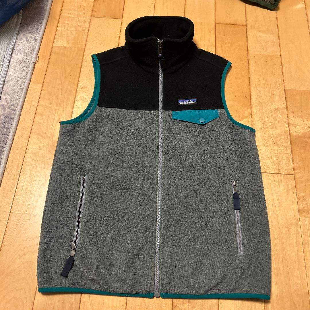 パタゴニア　シンチラベスト　メンズ　XSサイズ ブラック✖️グレー メンズ・シンチラ・ベスト - パタゴニア公式オンラインショップ