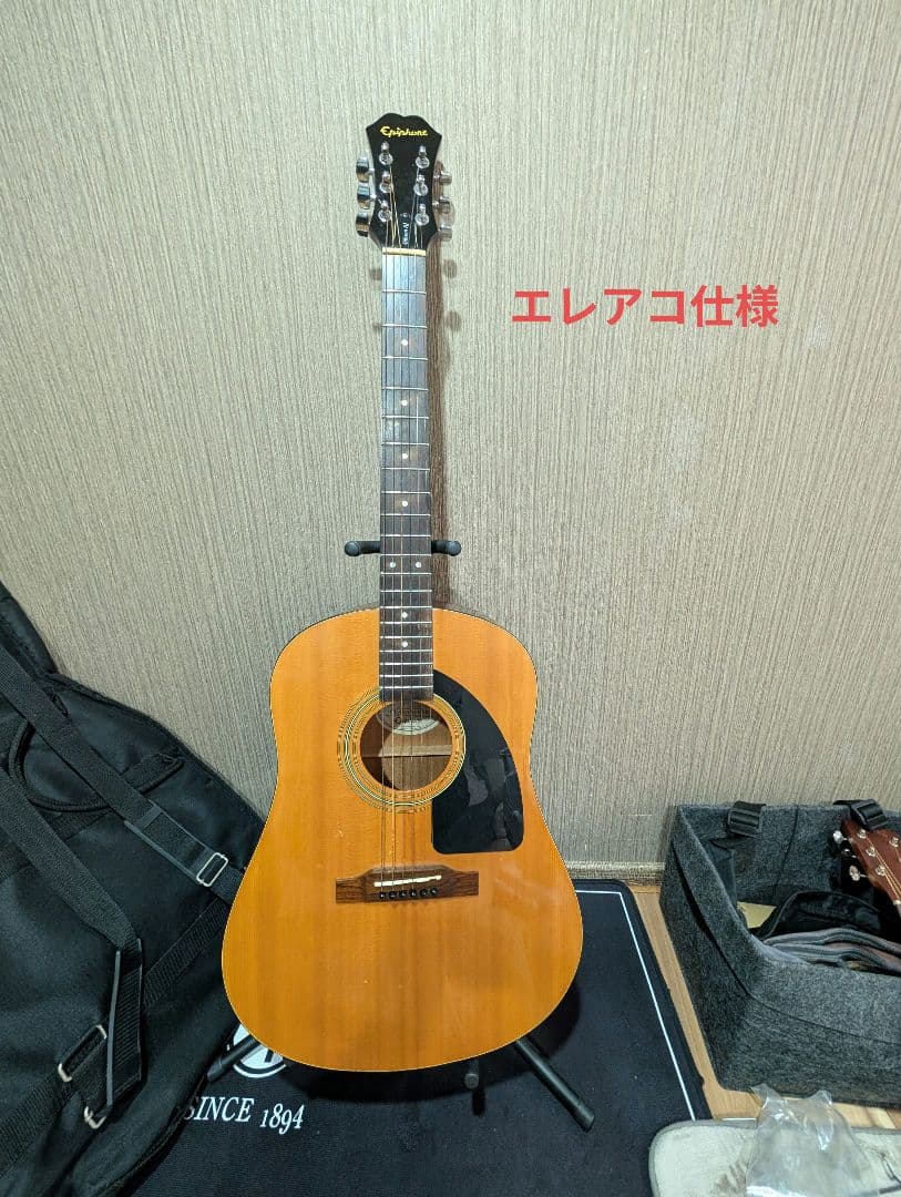 良音/Epiphone　AJ-10 改チューナー付エレアコ　ケース付 Amazon | Epiphone 940-EJUMBO ハードケース アコースティックギター用