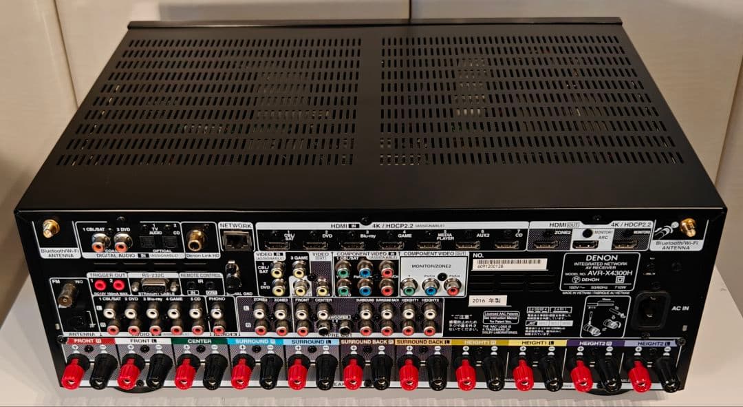 【動作OK】DENON AVR-X4300H 9.2ch AVレシーバー