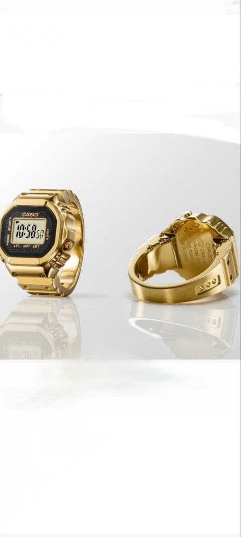 カシオ リングウォッチ ゴールド gold CASIO CRW-001G-9JR - メルカリ