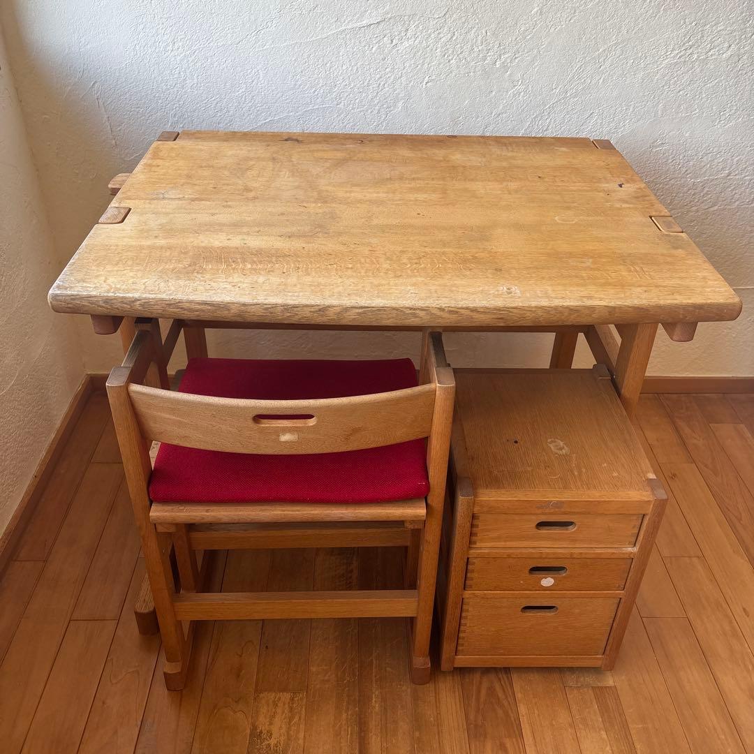 飛騨　オークヴィレッジ　木製デスク　ワーキングデスク　学習机 折りたたみデスク｜オークヴィレッジオンラインショップ