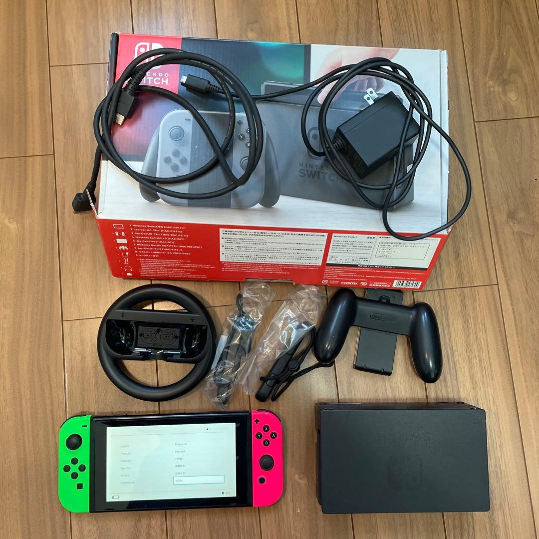 Nintendo Switch 本体 グリーン/ピンク