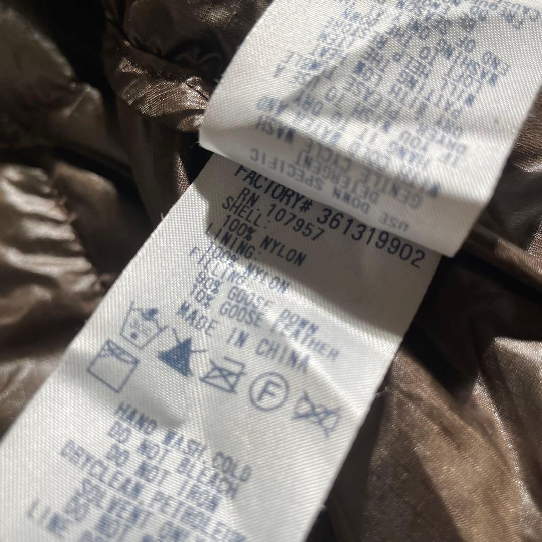 モンベル U.L.ダウンインナーパーカー ダウンジャケット ゴールド