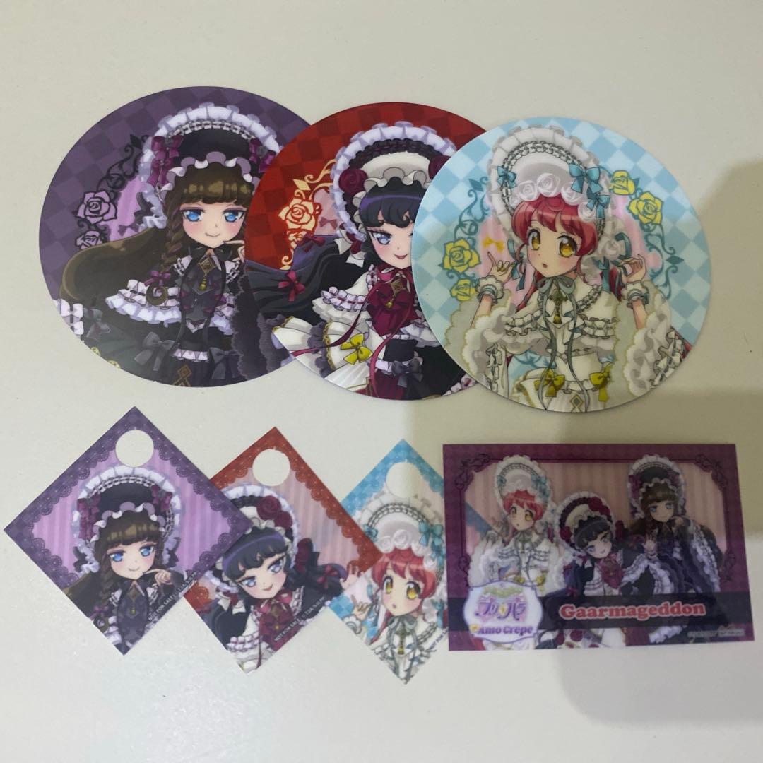 アモクレープ コースター クリアカード 特典 ノベルティ プリパラ