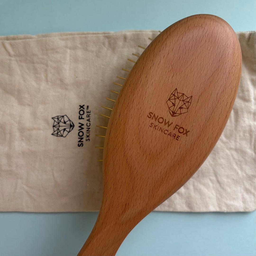  FOX プレミアム FOX カッサ ウッド ヘアブラシ プレミアム FOXカッサ ウッド ヘアブラシ｜ SNOW FOX SKINCARE スノー