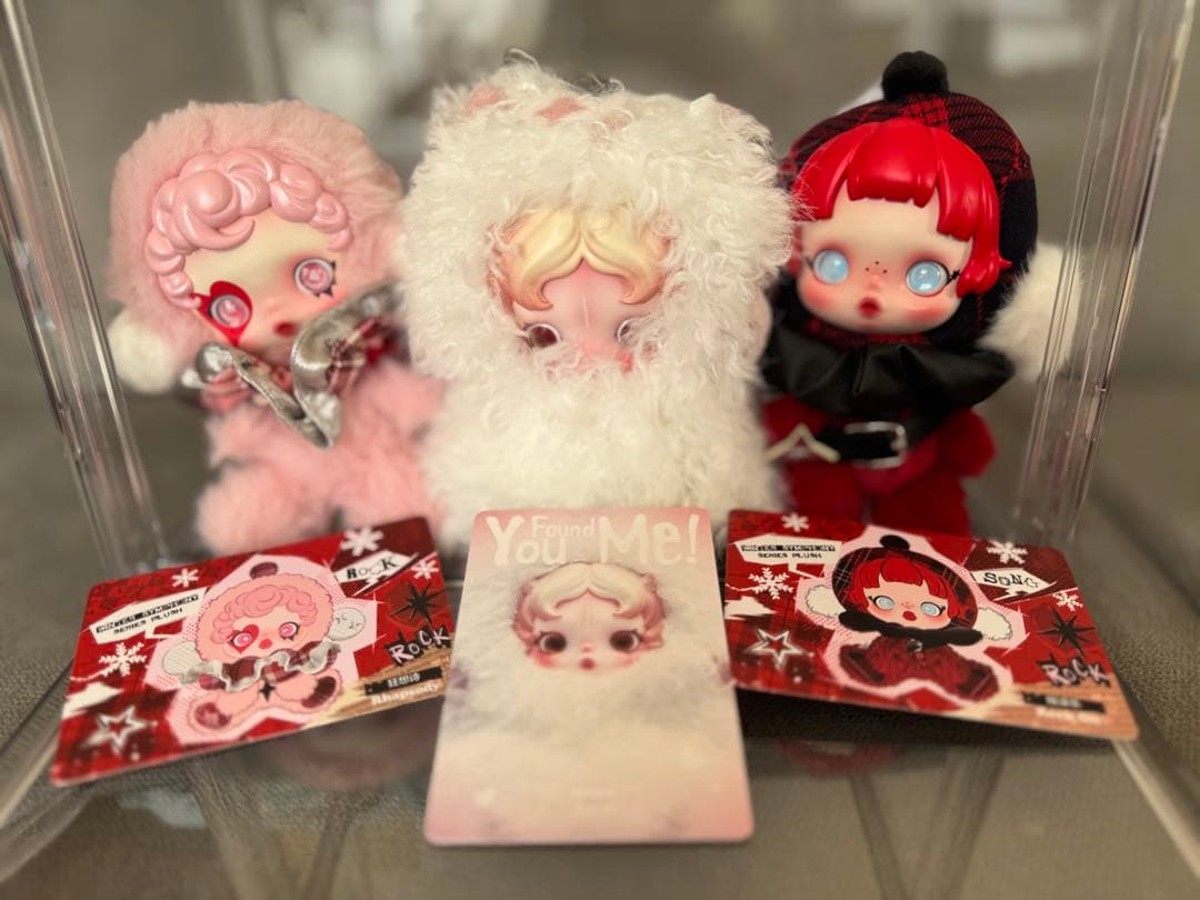 スカルパンダ　ぬいぐるみペンダント　3体まとめ売り POP MART（ポップマート） POP MART SKULLPANDA You Found Me