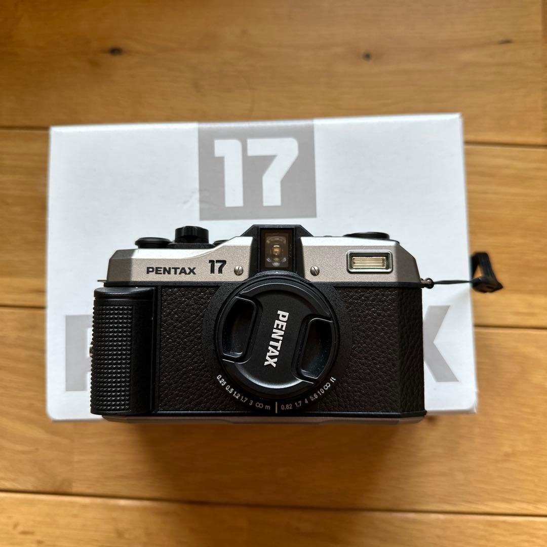 ※本日限り　PENTAX 17 コンパクトカメラ PENTAX 17 単焦点フィルムコンパクトカメラ ダークシルバー PENTAX