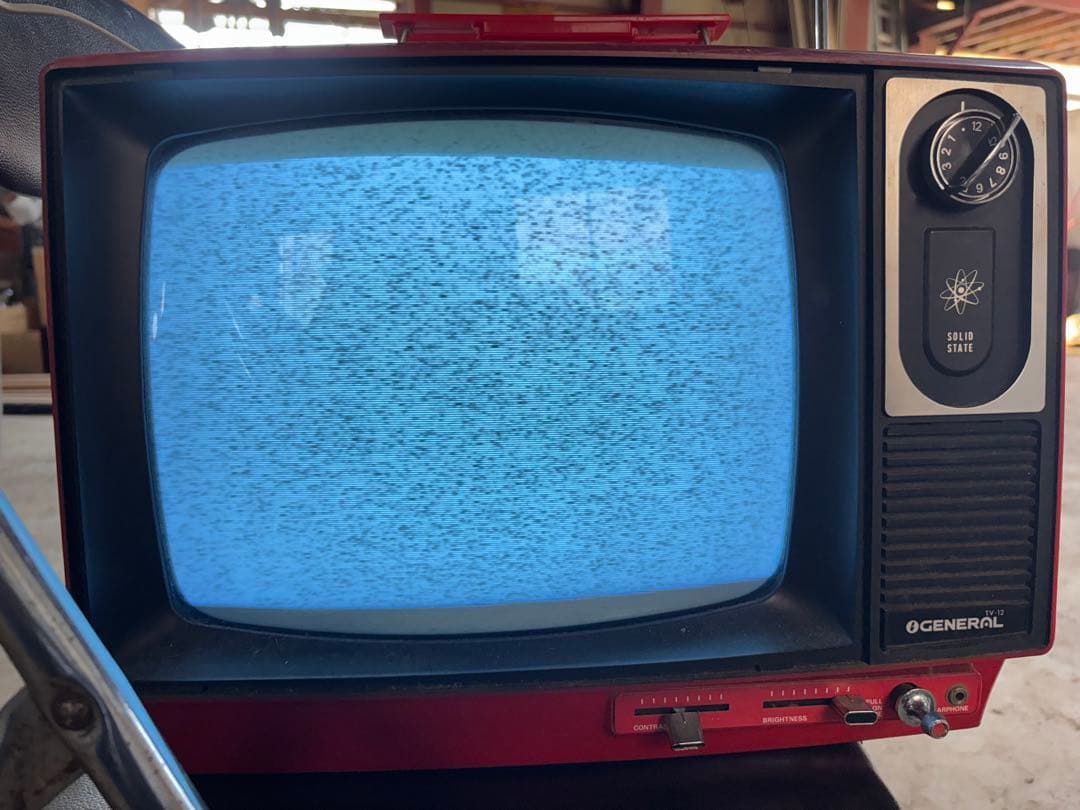 n*5様 GENERAL ゼネラル 12型ブラウン管テレビ レトロテレビ ポータ