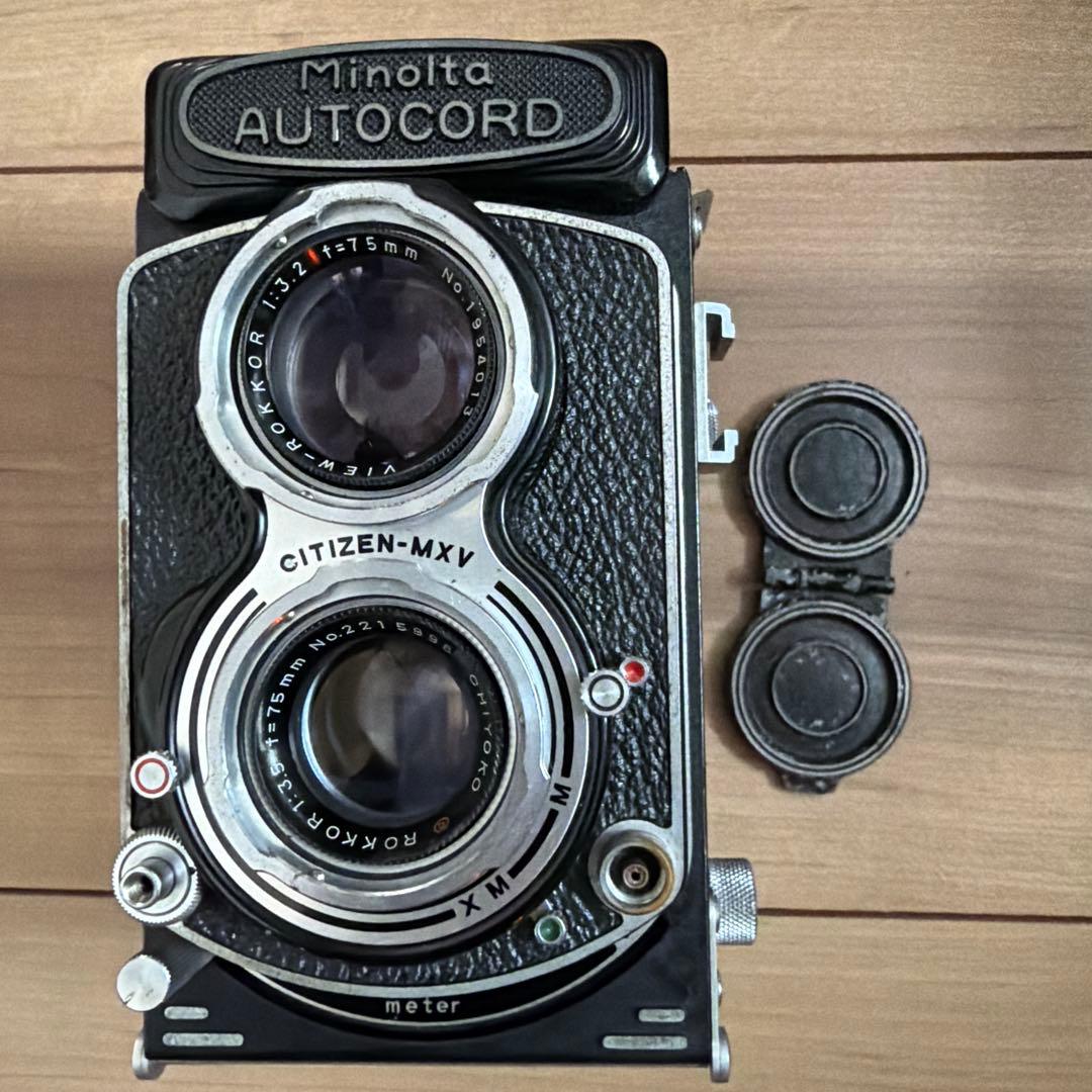 Minolta Autocord 二眼レフカメラ Rokkor 75mm Minolta AUTOCORD 【二眼レフカメラの最高峰！】 – ナツソマレフォトグラフ