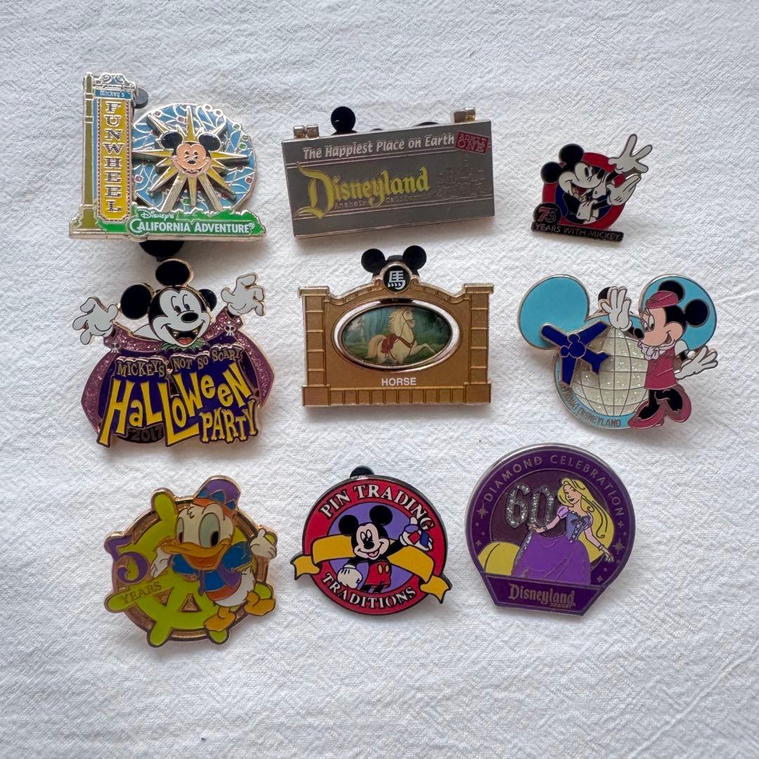 ピントレまとめ売り】海外ディズニーピンバッジ 9個セット - メルカリ