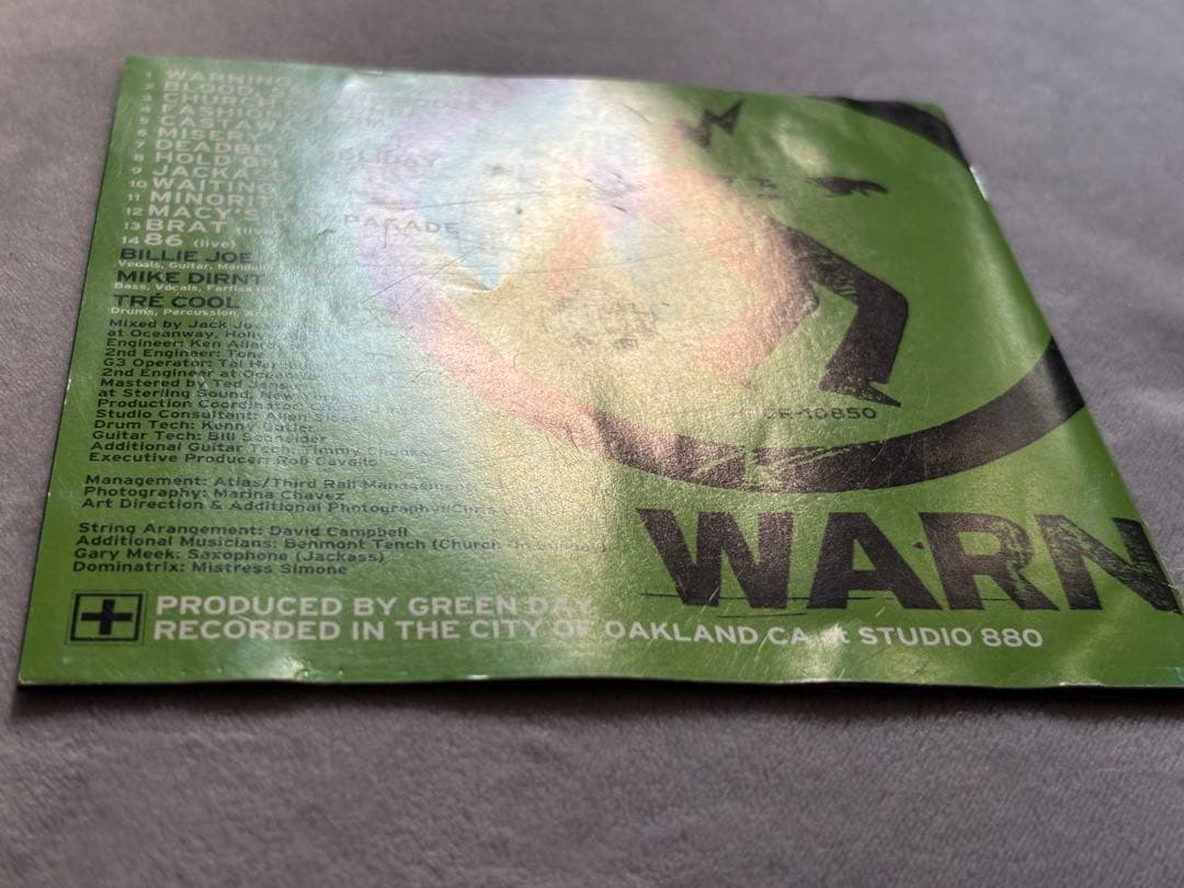 レアGREEN DAY 直筆サインCDWARNING グリーンデイパンクpunk - メルカリ