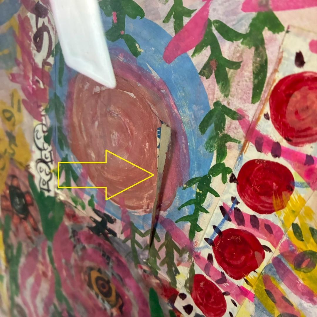 武内ヒロクニ「曼荼羅」水彩画 画廊シール有 額縁入り 現代美術 仏画