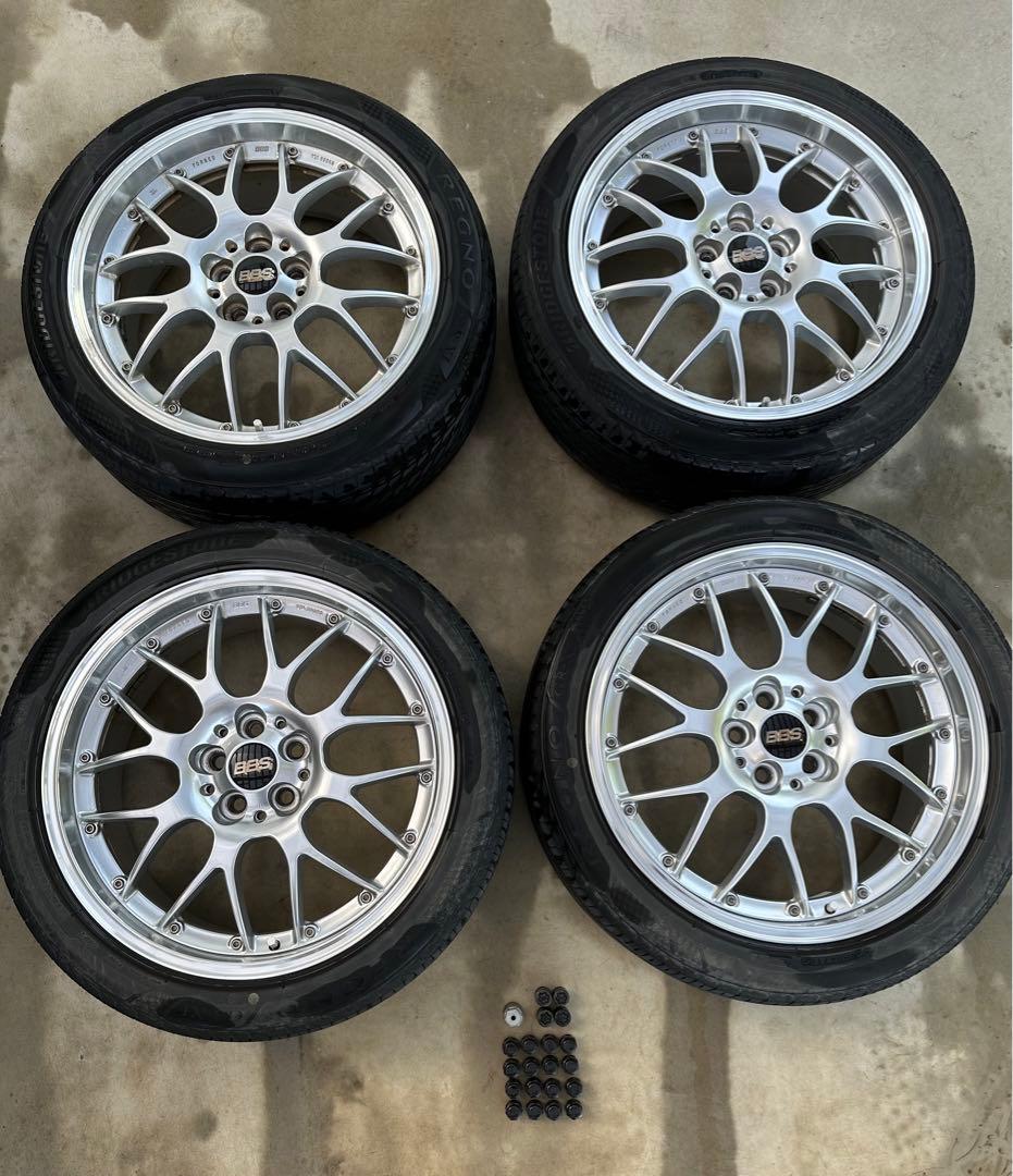 BBS RS-GT RS907 18インチ 鍛造 アルミホイール 4本 タイヤ付 - メルカリ