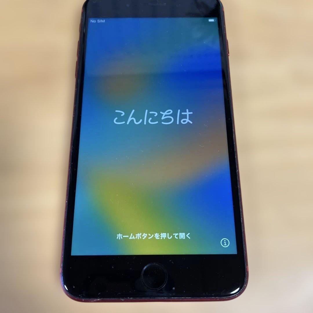 iPhone 8 Plus RED 256GB バッテリー100% iPhone8 Plus 256GB レッドSIMフリーバッテリー100%