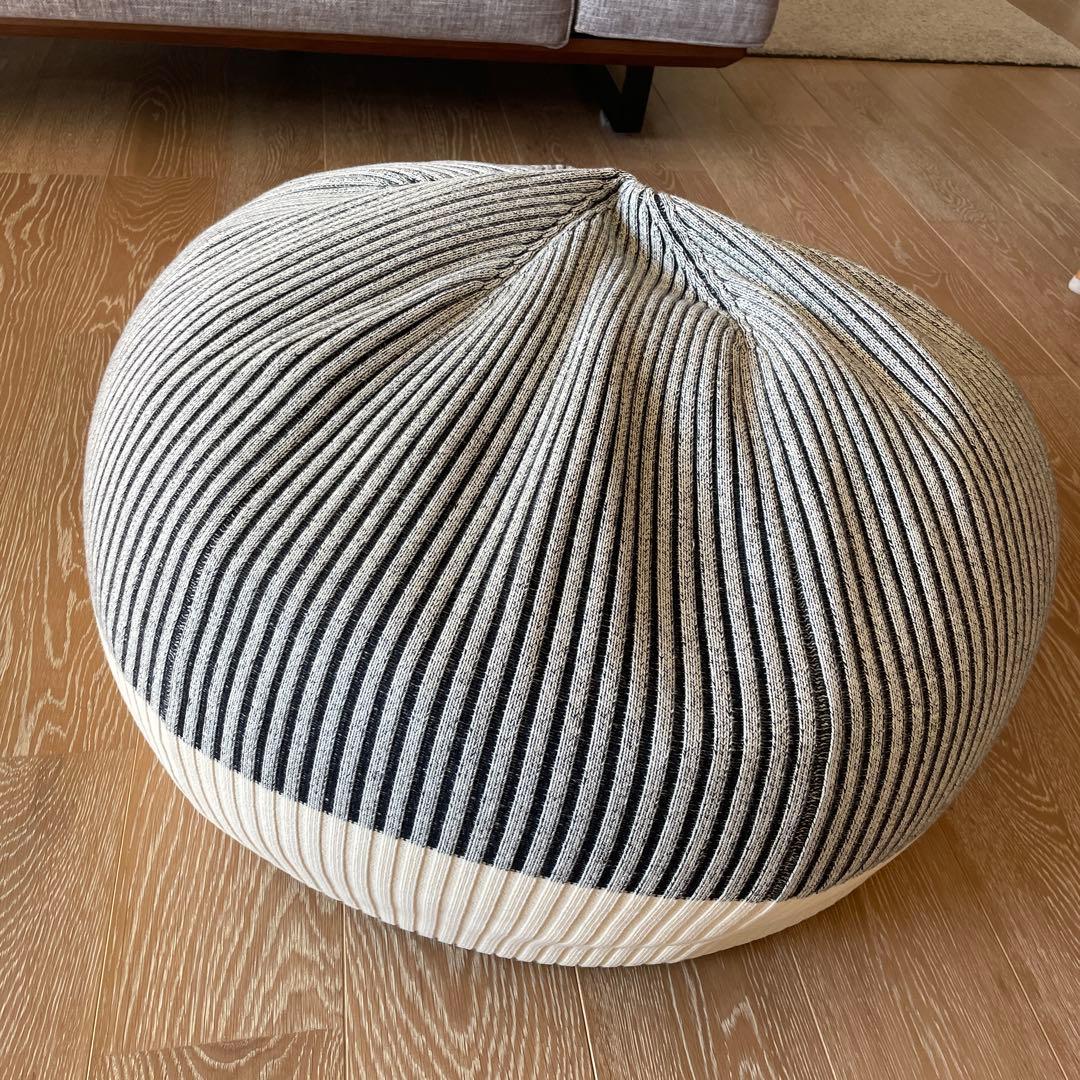 無印良品IDEE PUUF White×Black MIX イデー プーフ - メルカリ