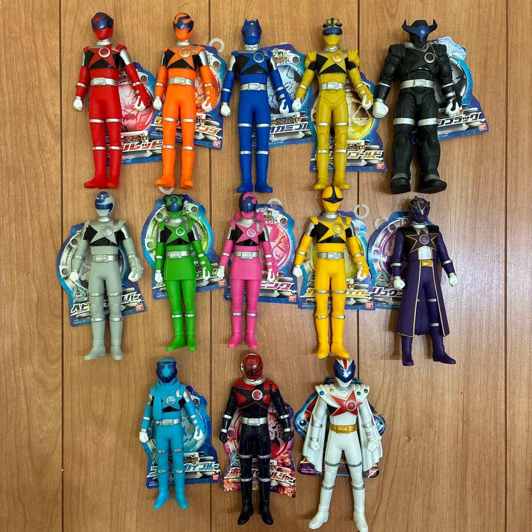 最終価格】宇宙戦隊キュウレンジャー ソフビ13体セット - メルカリ