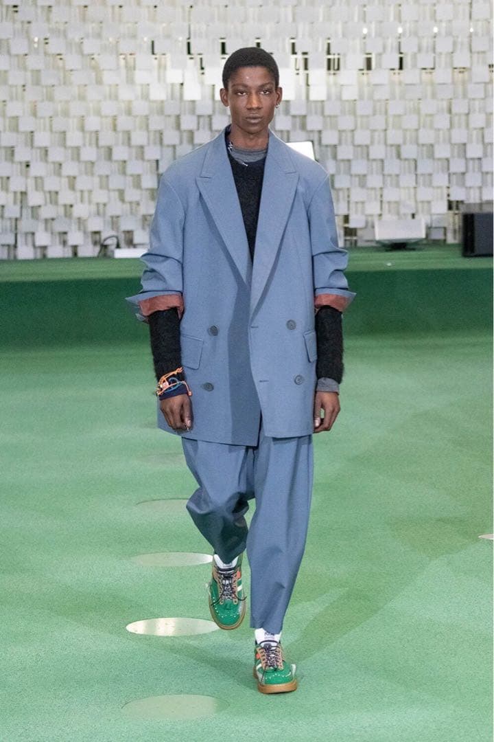 【kolor 23AW】裾ファー切り替え モヘヤ ニット サイズ3 kolor 2023AW 黒モヘヤニット 【kolor 23AW】裾ファー切り替え モヘヤ